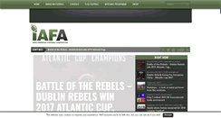 Desktop Screenshot of americanfootball.ie