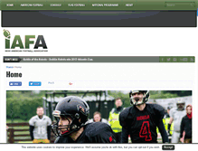 Tablet Screenshot of americanfootball.ie